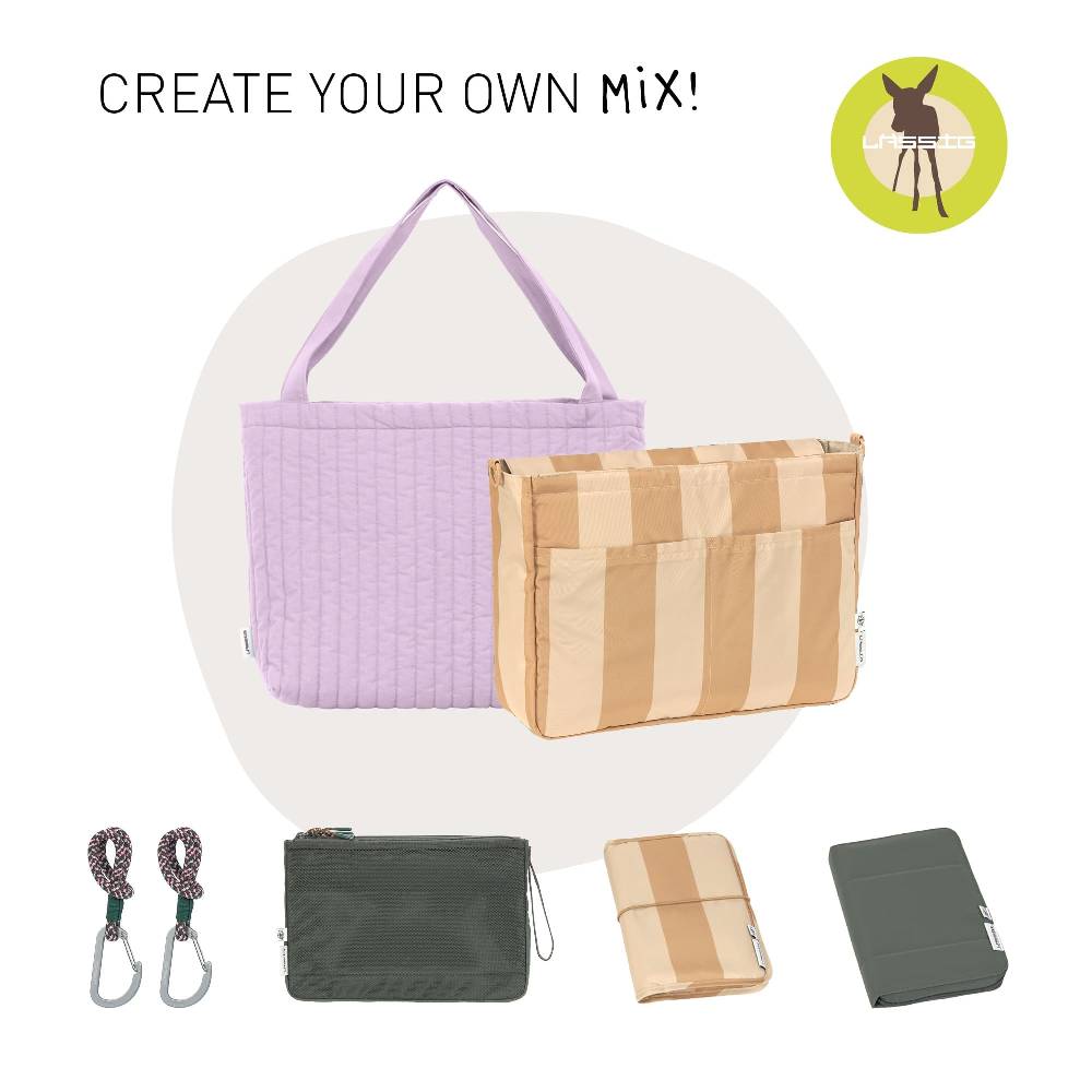 Lässig Shopper MIX - Baumwolle, Lavendel Blitzangebot