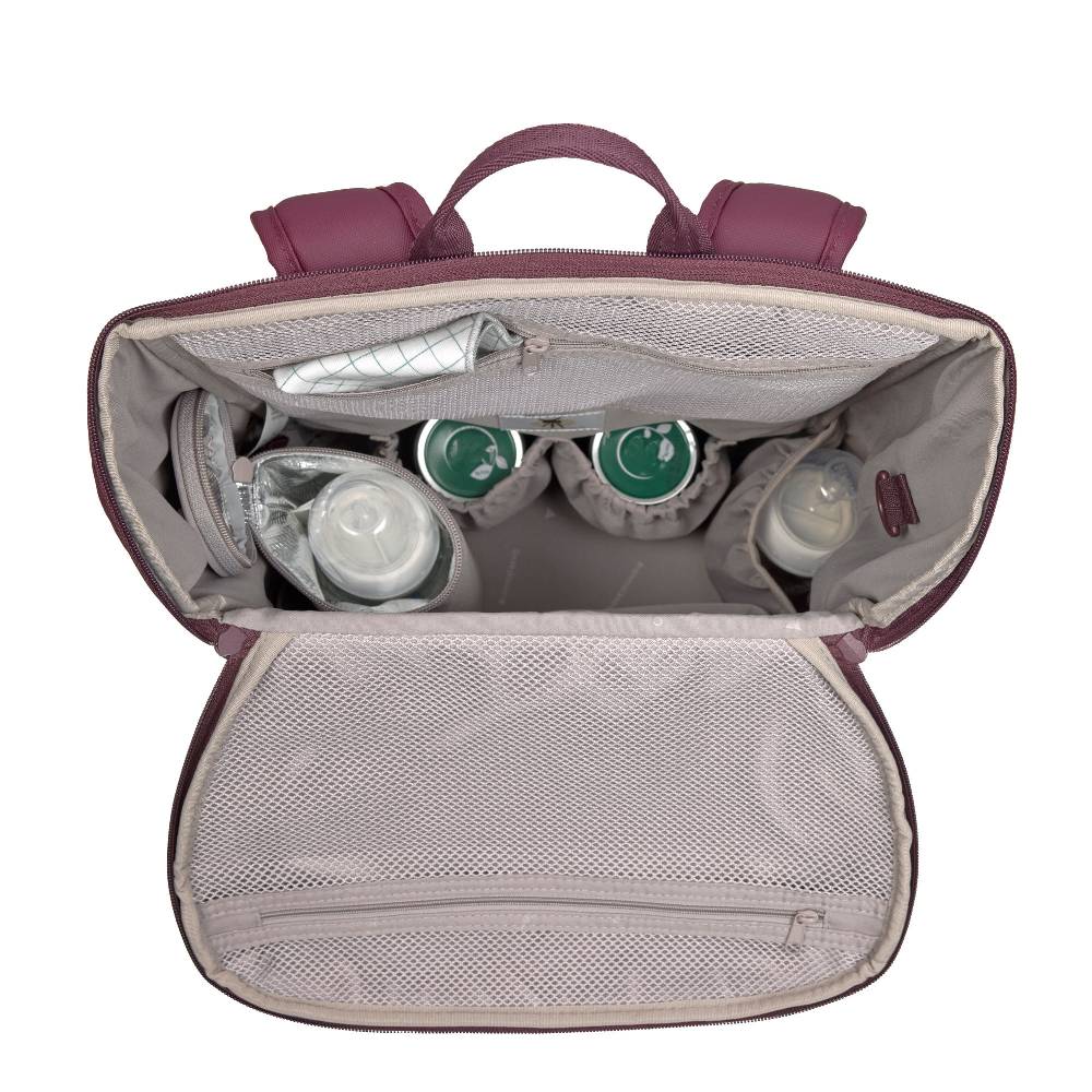 Lässig Wickelrucksack - Slender Up Backpack, Tiefrot Neuheiten