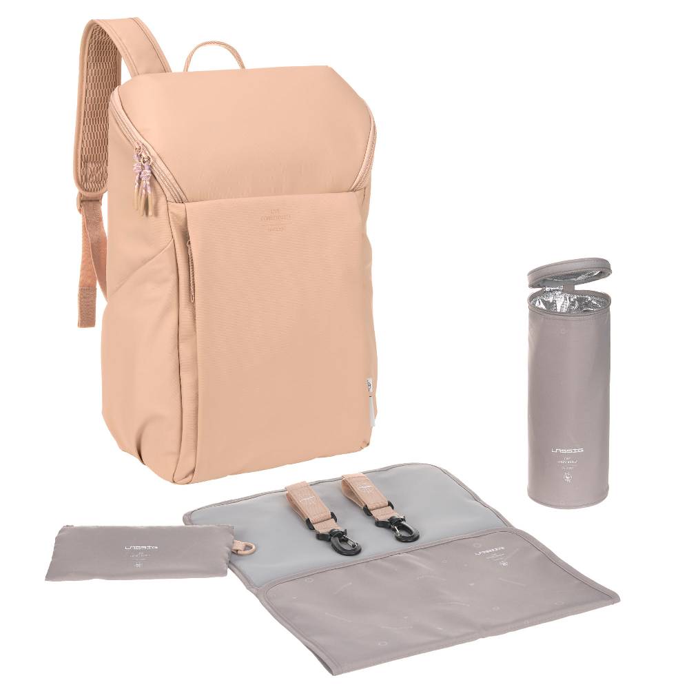 Lässig Wickelrucksack - Slender Up Backpack, Braun
