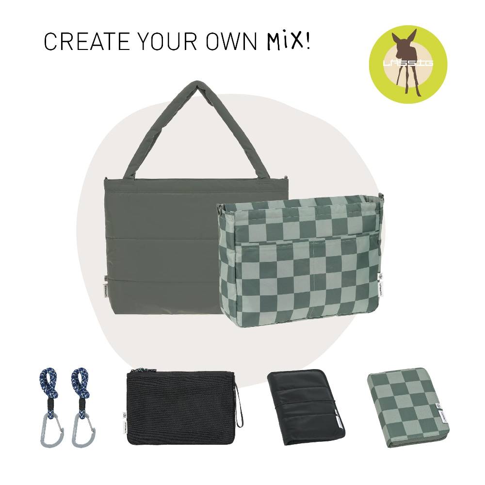 Lässig Shopper MIX, Oliv Sonderangebote