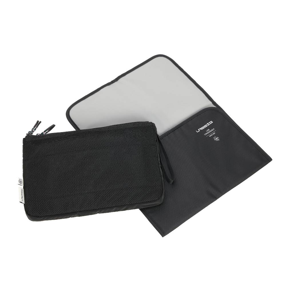 Lässig Windeltasche - Clutch, Schwarz