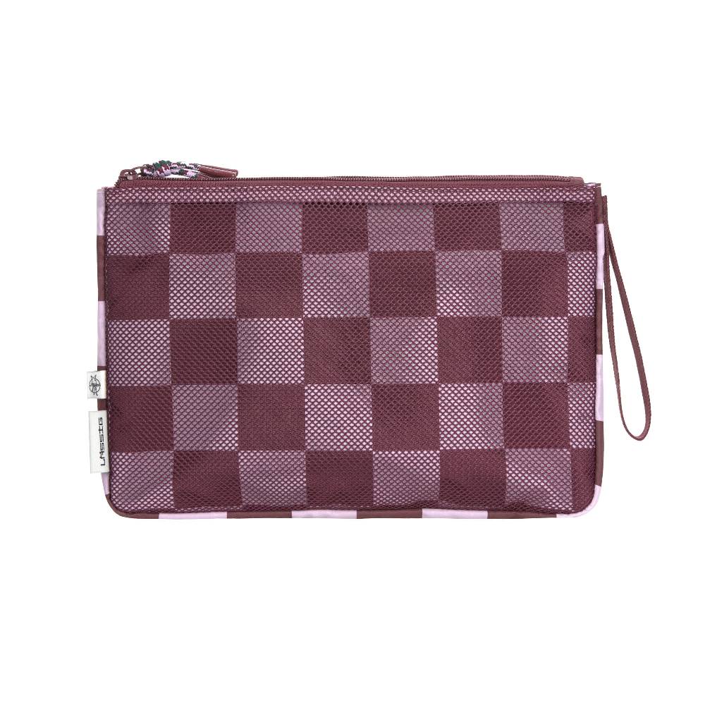 Lässig Windeltasche - Clutch, Tiefrot Lavendel Super Sparpreis