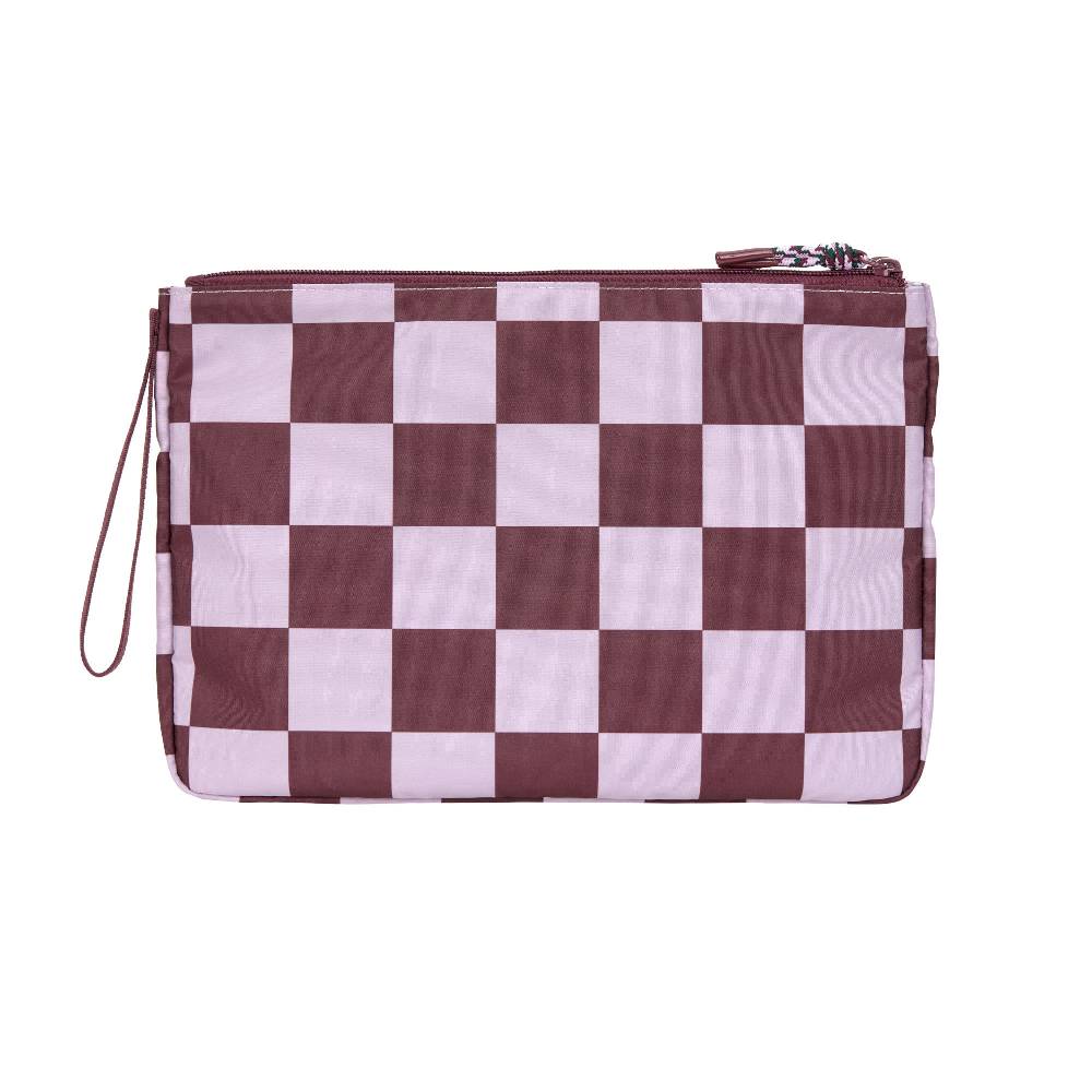 Lässig Windeltasche - Clutch, Tiefrot Lavendel Super Sparpreis