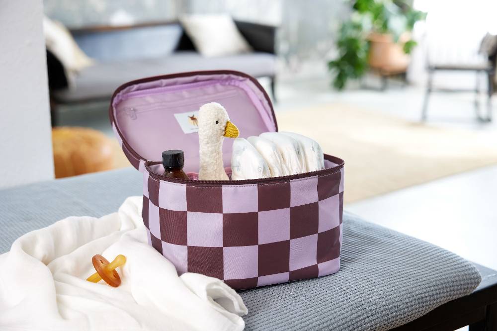 Lässig Wickeltisch Organizer, Tiefrot Lavendel Begrenzte Freigabe