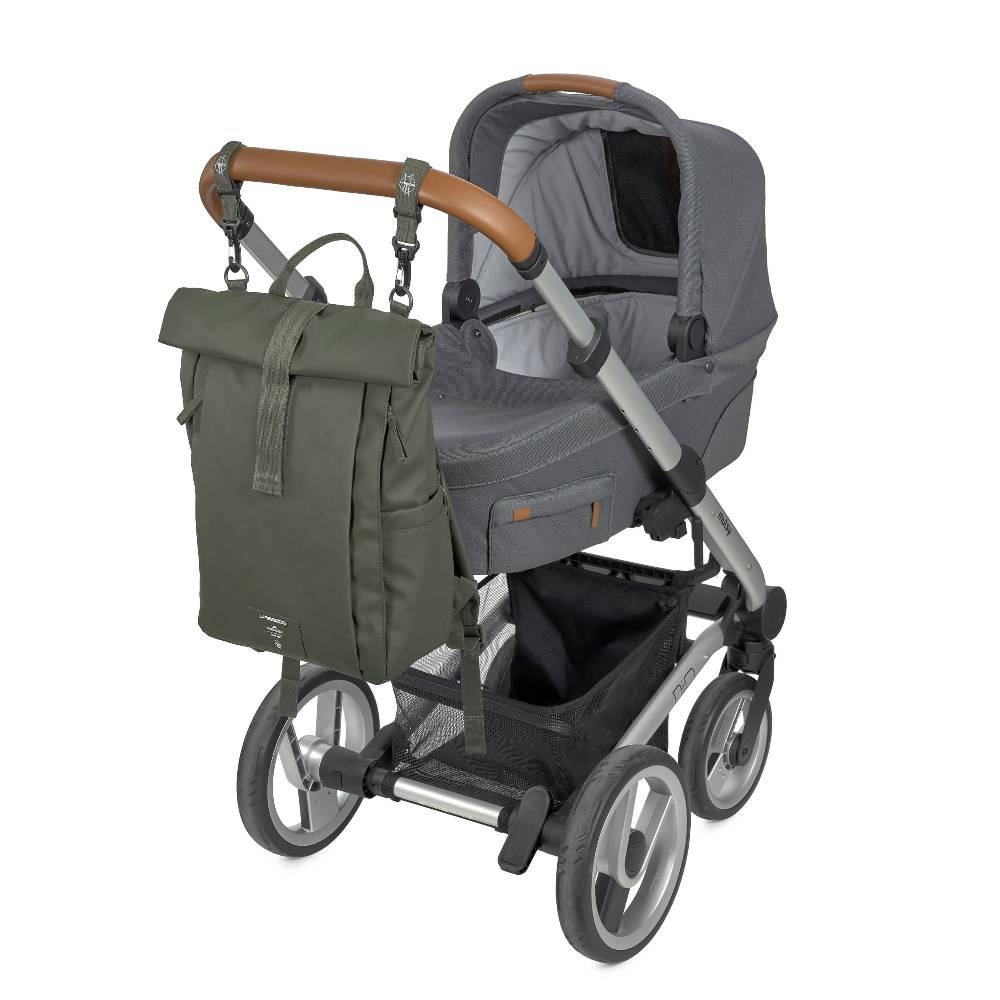 Lässig Wickelrucksack - Rolltop Up Backpack, Oliv Zeitbegrenzte Promotion