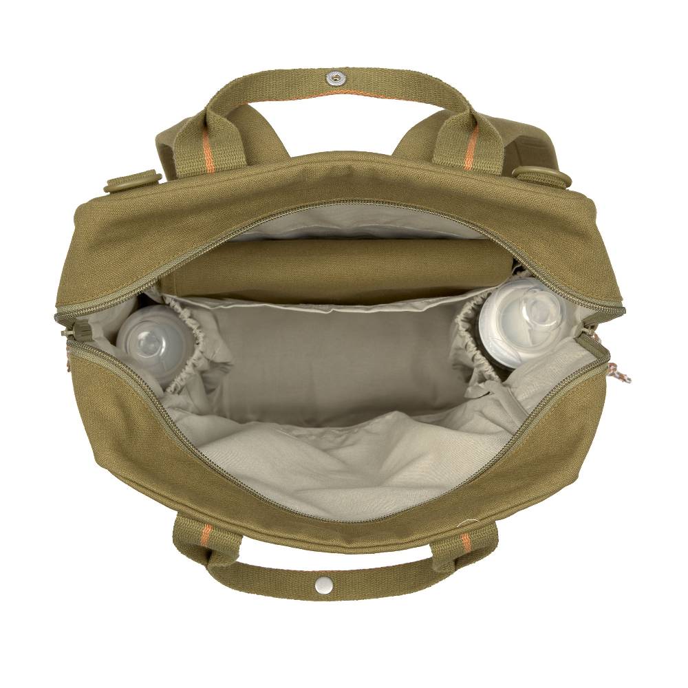 Lässig Wickelrucksack Square Little One & Me - Big, Oliv Bis zu 60% Rabatt