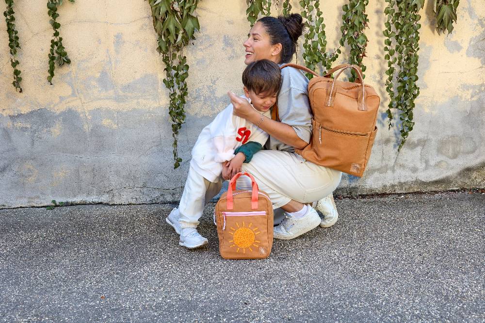 Lässig Wickelrucksack Square Little One & Me - Big, Karamell Bis zu 65% Rabatt
