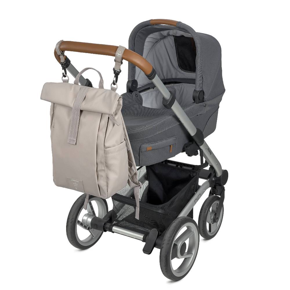 Lässig Wickelrucksack - Rolltop Up Backpack, Taupe (Limited Edition) Sonderangebot der Fabrik