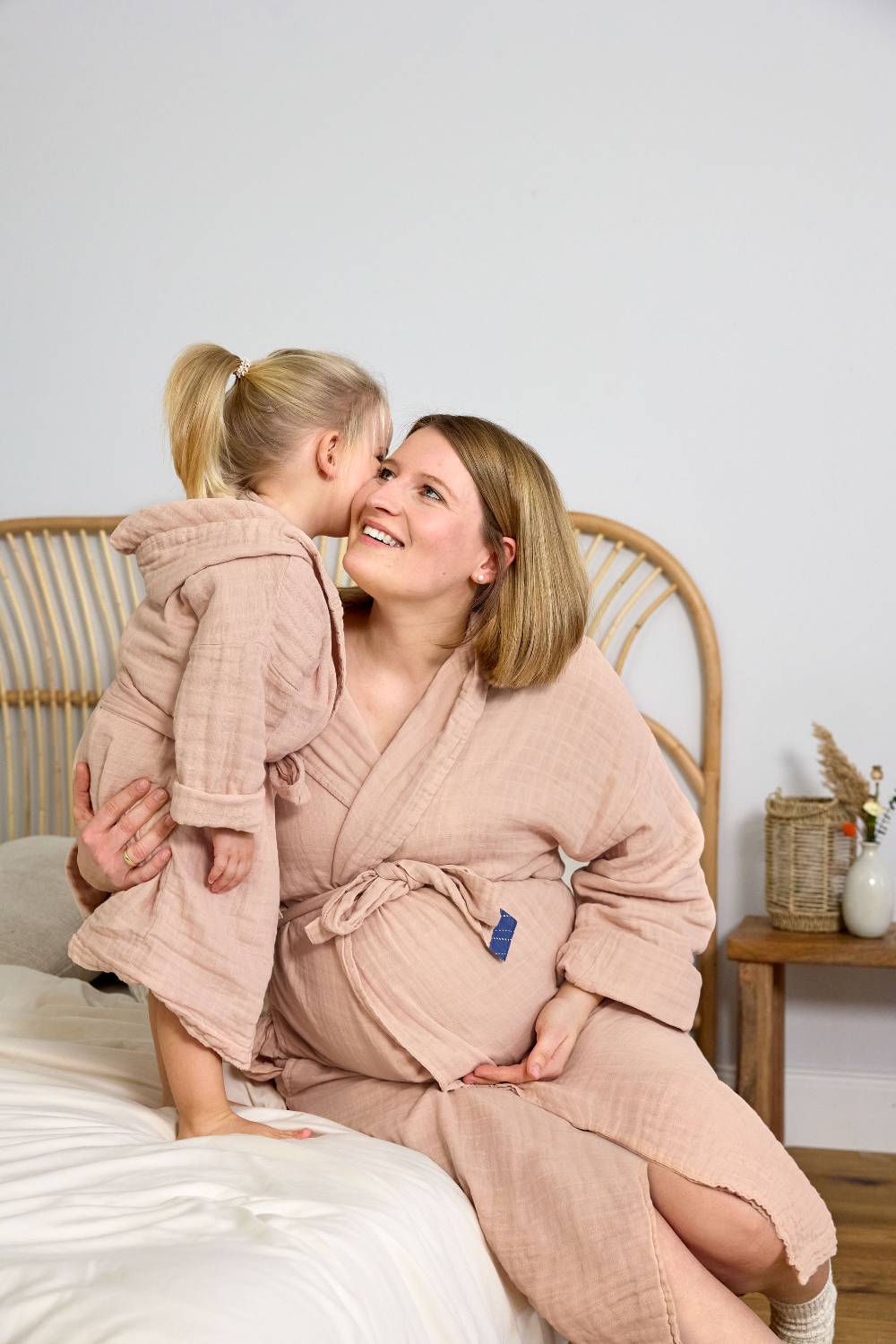 Lässig Bademantel Kinder (Little One & Me) - Baumwolle, Rosa Nur noch ein Tag übrig