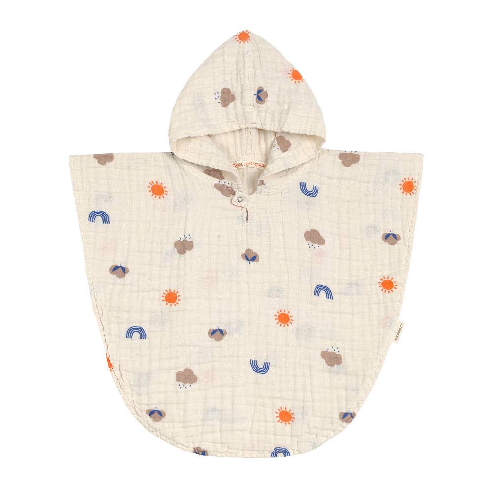 Lässig Badeponcho Kinder - Nature, Beige