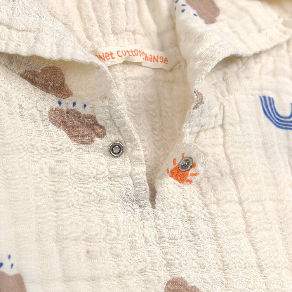 Lässig Badeponcho Kinder - Nature, Beige Clearance-Verkauf