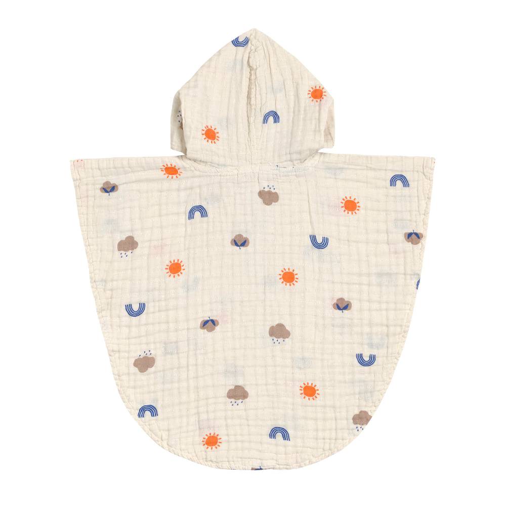 Lässig Badeponcho Kinder - Nature, Beige Clearance-Verkauf