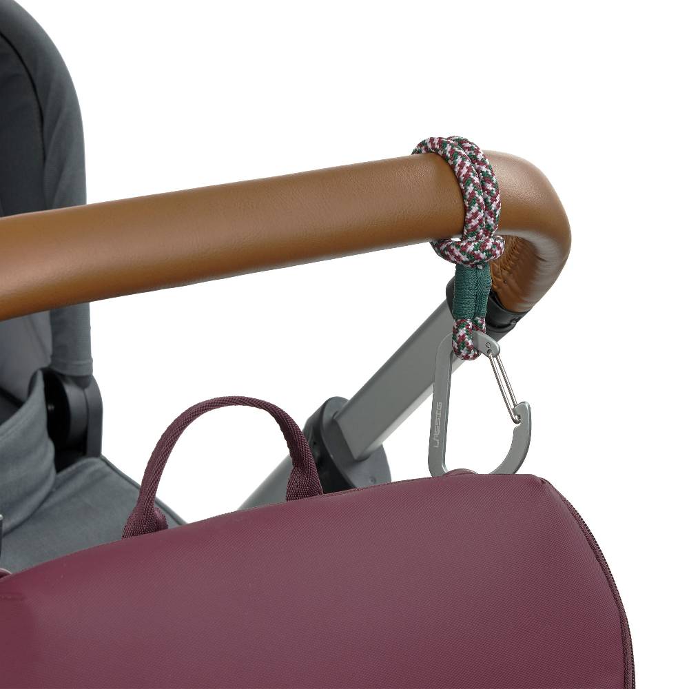 Lässig Kinderwagenhaken 2er Set - Karabiner, Grün Lila Speichern exportieren