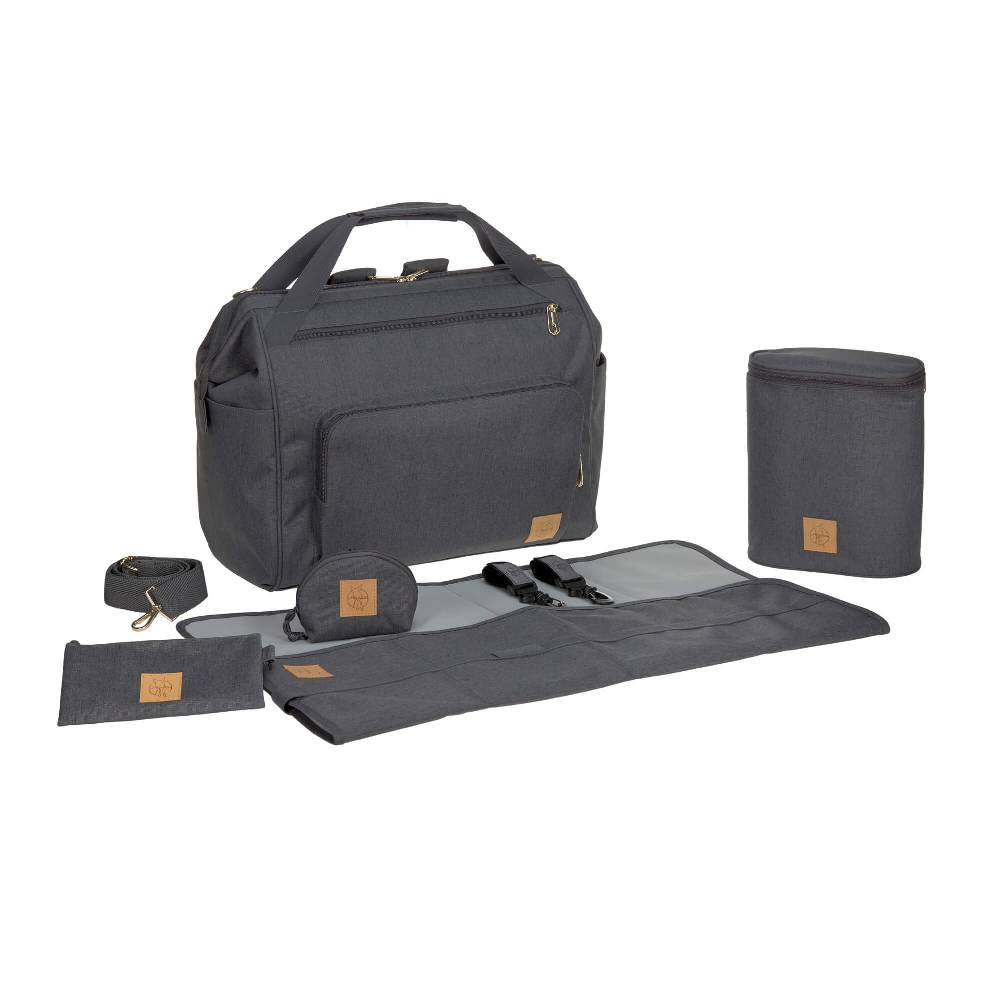Lässig Wickelrucksack Zwillinge - Goldie Twin Backpack, Anthracite