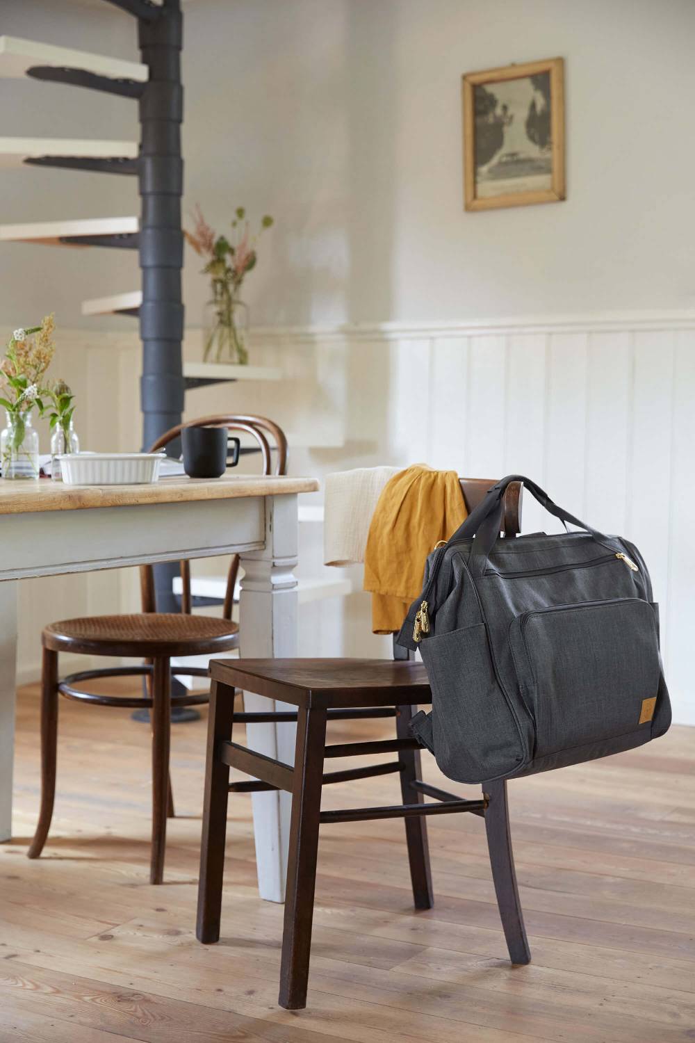 Lässig Wickelrucksack Zwillinge - Goldie Twin Backpack, Anthracite Outlet