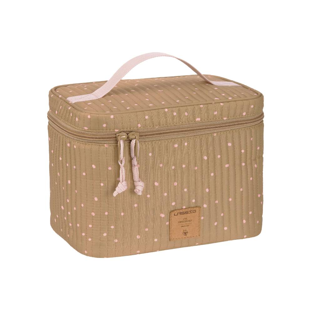 Lässig Wickeltisch Organizer - Nursery Caddy To Go, Dots Curry