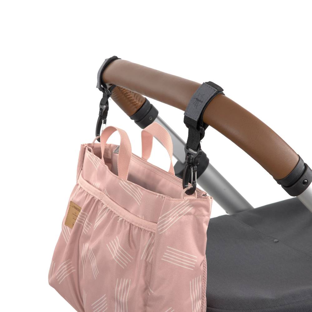 Lässig Wickeltasche - Multitalent Organizer Soft Stripes Rose, Rosa Günstiger Verkauf