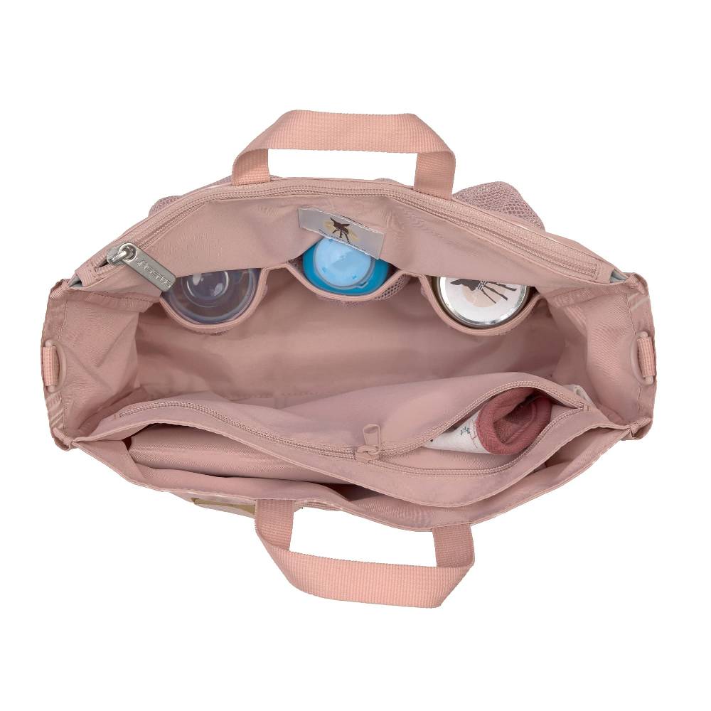 Lässig Wickeltasche - Multitalent Organizer Soft Stripes Rose, Rosa Günstiger Verkauf