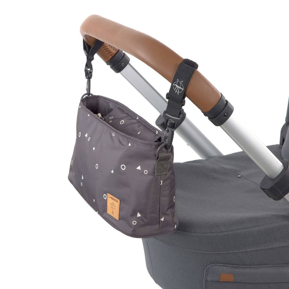 Lässig Kinderwagen Organizer - Universe Anthracite, Anthrazit Fabrikpreis