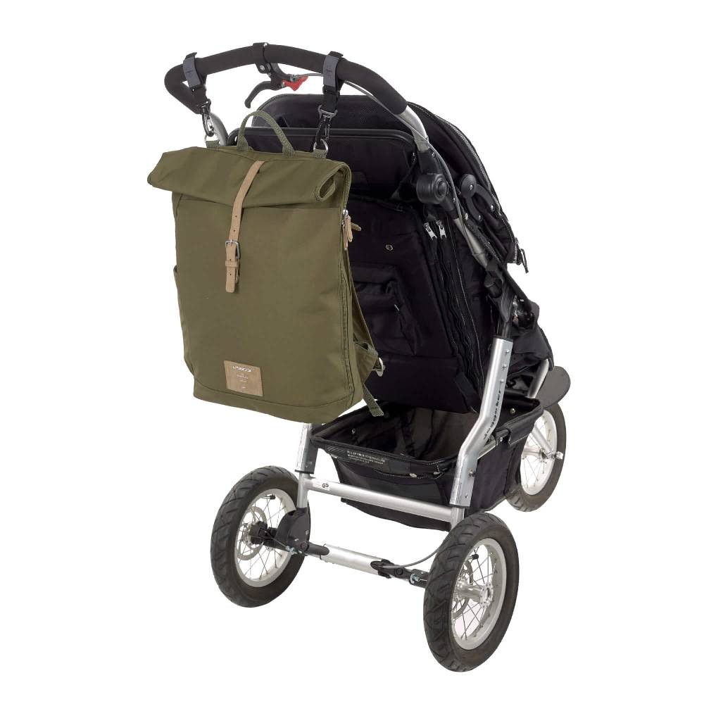 Lässig Wickelrucksack - Rolltop Backpack, Olive Versandkostenfrei
