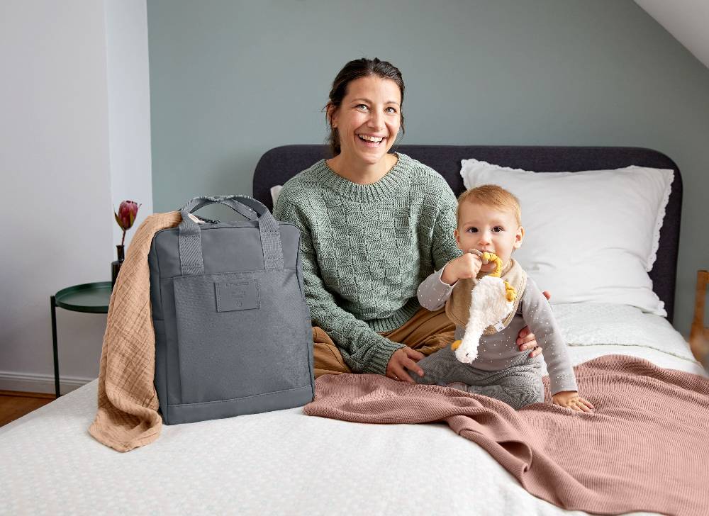 Lässig Wickelrucksack - Vividal Backpack, Anthrazit Exklusivangebot
