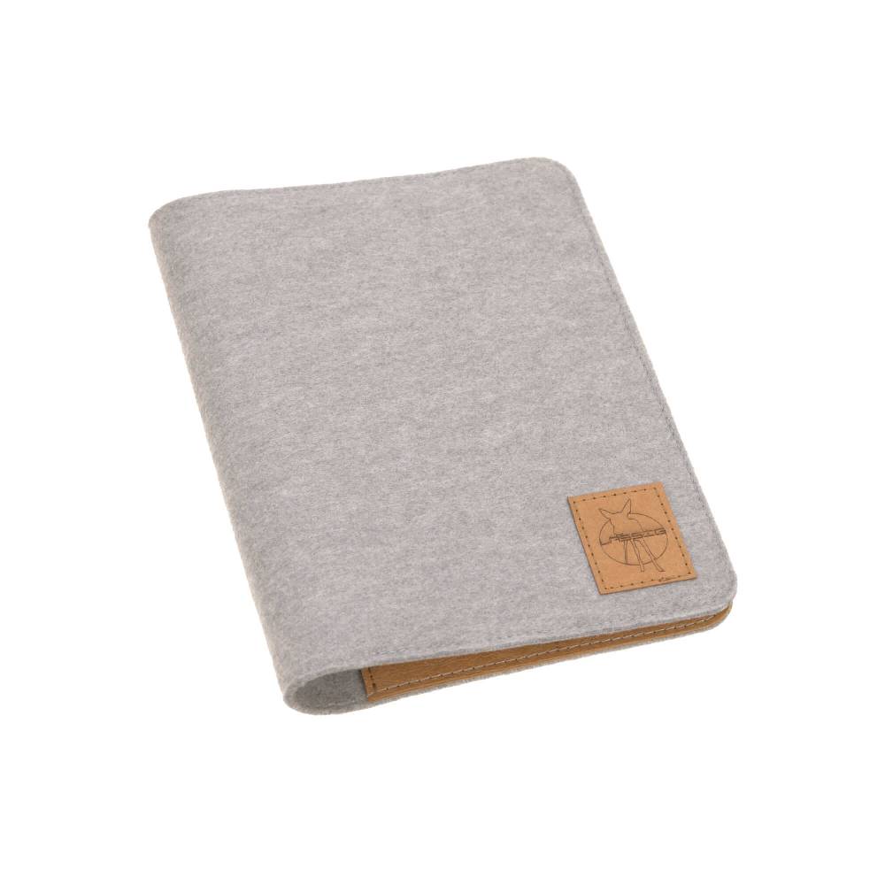 Lässig Mutterpasshülle - Dokumentenmappe Herz im Glück Limited Edition, Felt Grey