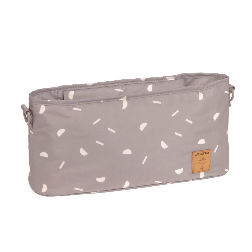 Lässig Kinderwagen Organizer - Blocks Taupe, Grau