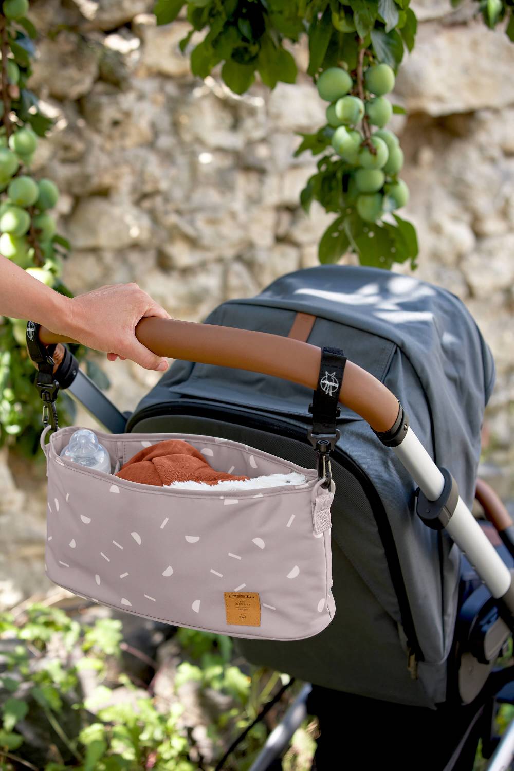 Lässig Kinderwagen Organizer - Blocks Taupe, Grau Osterangebot