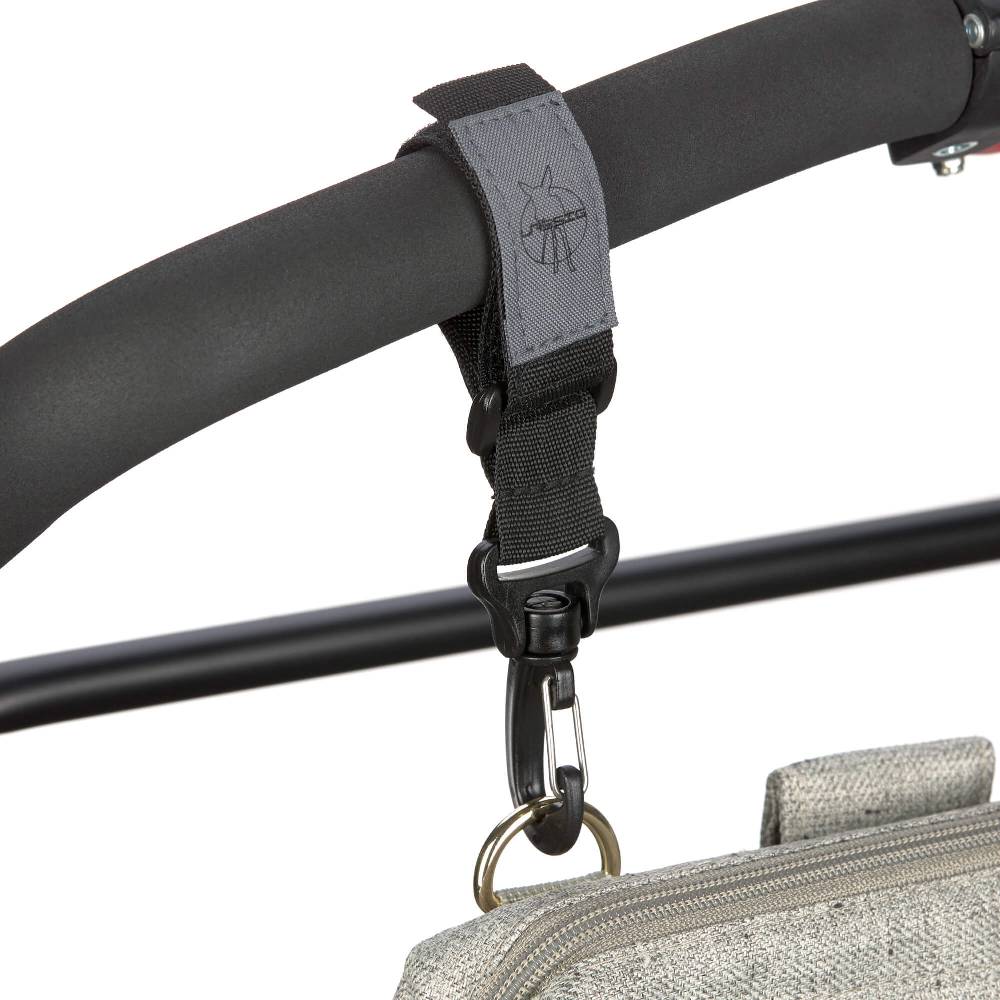 Lässig Kinderwagenhaken (2 Stk) - Stroller Hooks, black Muttertagsangebot