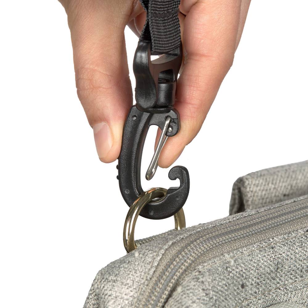 Lässig Kinderwagenhaken (2 Stk) - Stroller Hooks, black Muttertagsangebot