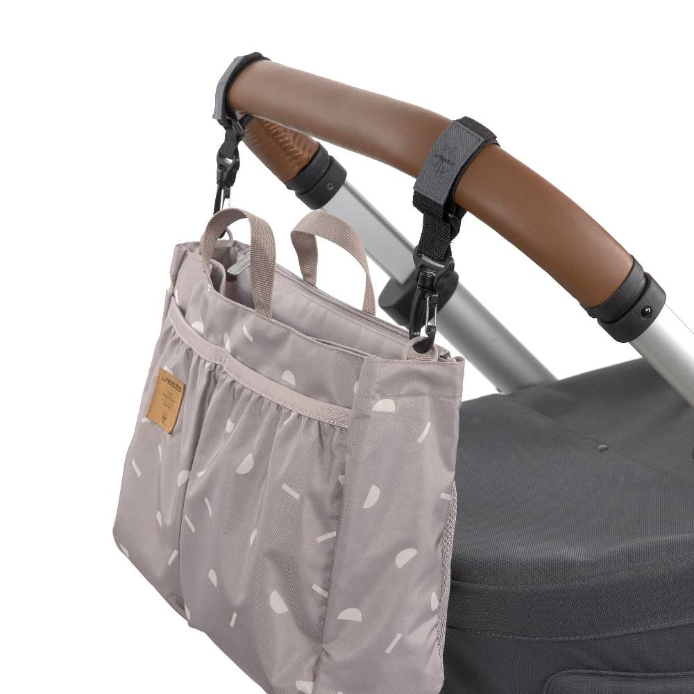 Lässig Wickeltasche - Multitalent Organizer Blocks Taupe, Grau Valentinstagsangebot