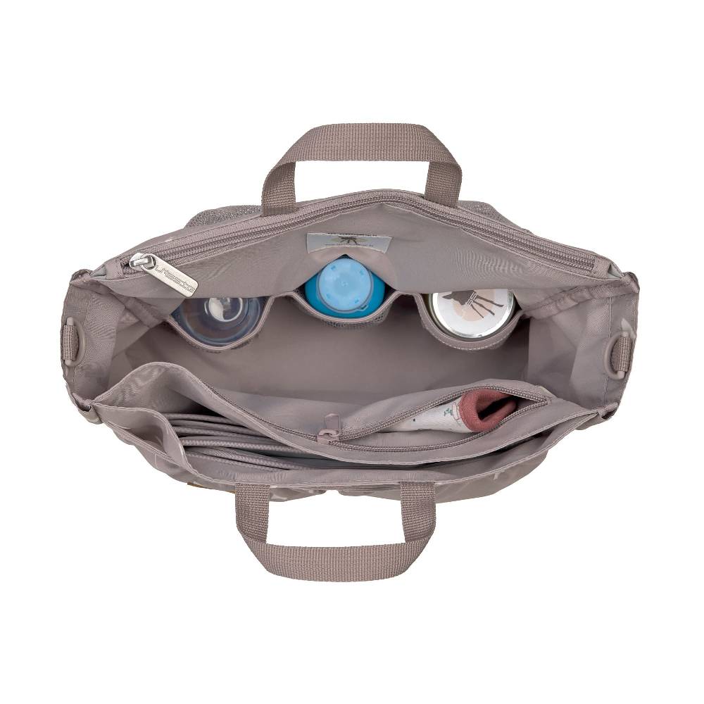 Lässig Wickeltasche - Multitalent Organizer Blocks Taupe, Grau Valentinstagsangebot