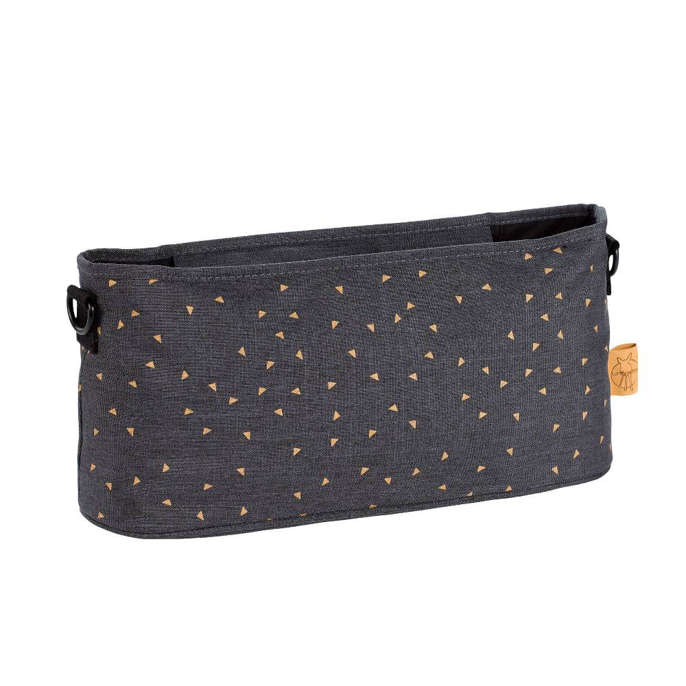 Lässig Kinderwagentasche - Buggy Organizer, Triangle Dark Grey