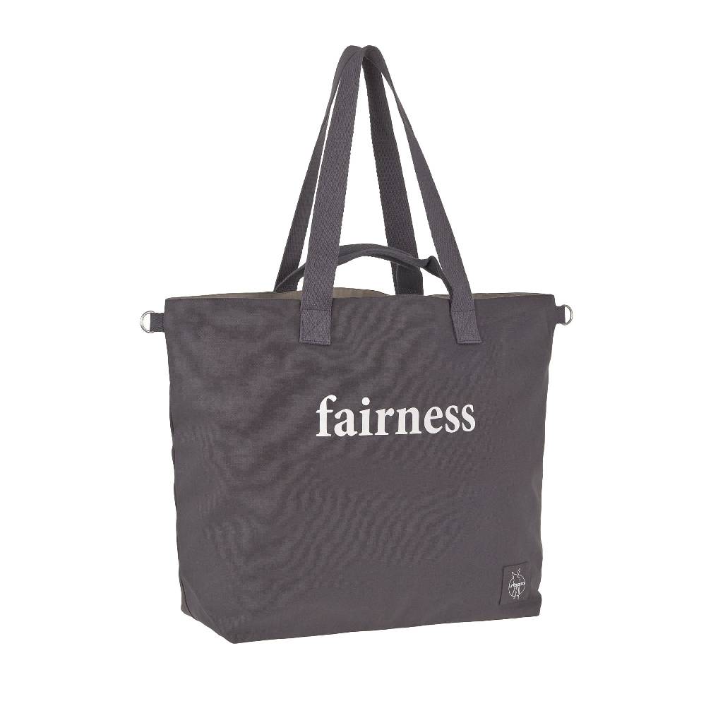 Lässig Einkaufstasche - Green Label Cotton Statement Shopper	, Anthrazit