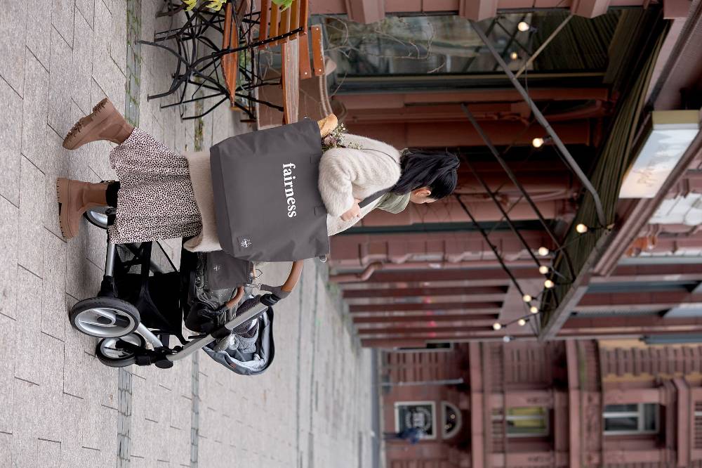 Lässig Einkaufstasche - Green Label Cotton Statement Shopper	, Anthrazit Online Outlet