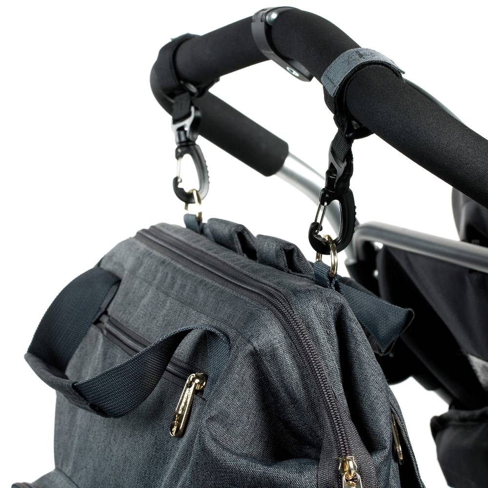 Lässig Wickelrucksack - Glam Goldie Backpack, Anthracite Exklusive Angebote
