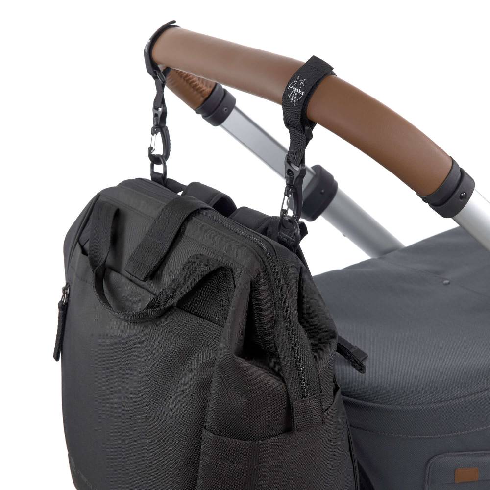 Lässig Wickelrucksack Goldie Up Green Label - Schwarz Blitzangebot