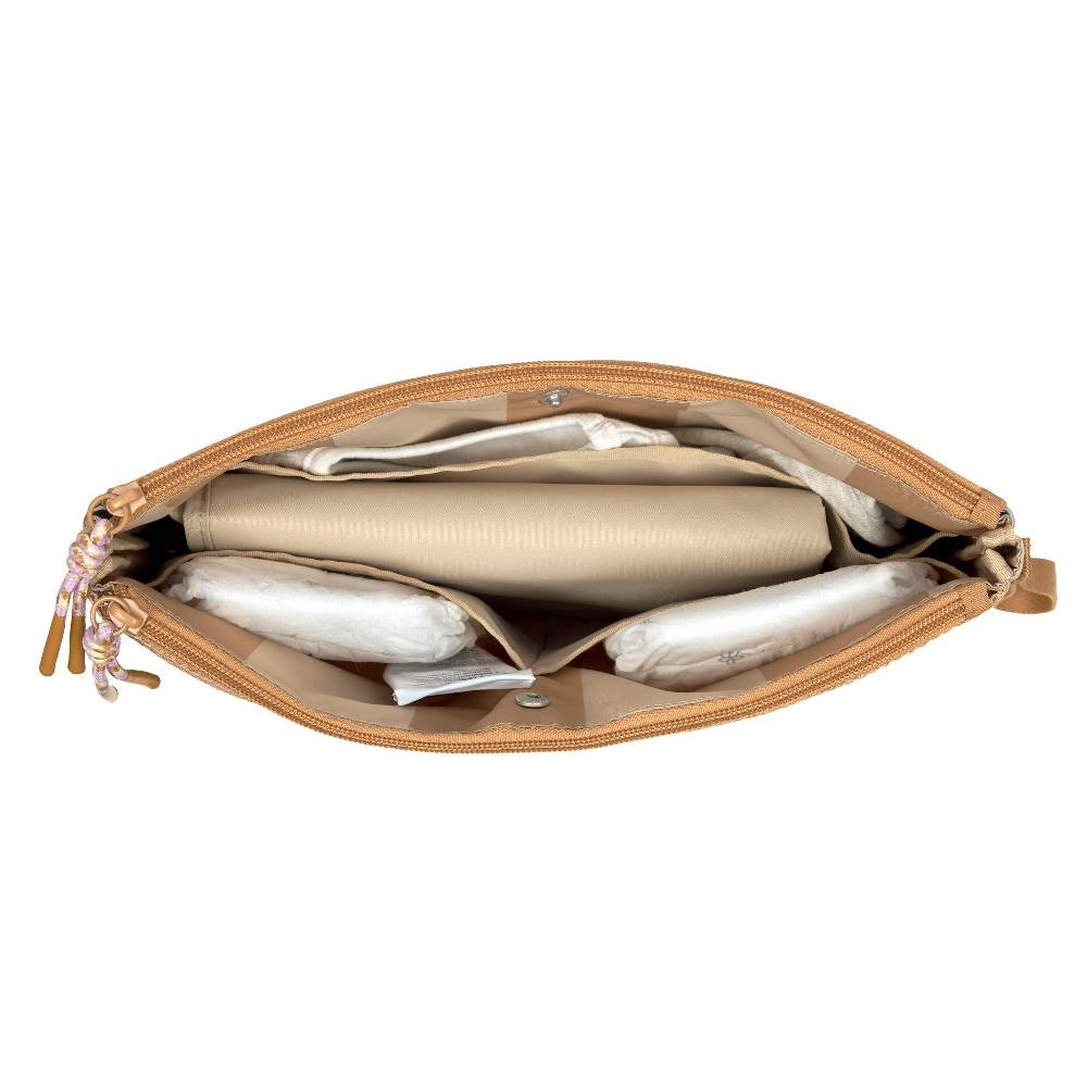 Lässig Windeltasche - Clutch, Kamel Beige Tägliche Deals