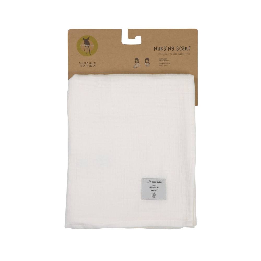 Lässig Stillschal - Musselin Nursing Scarf, Milky Riesige Ersparnisse