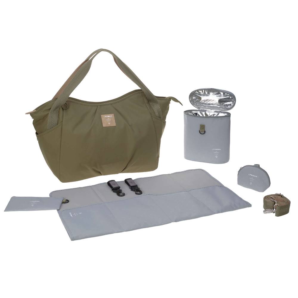 Lässig Zwillingswickeltasche - Green Label Twin, Olive