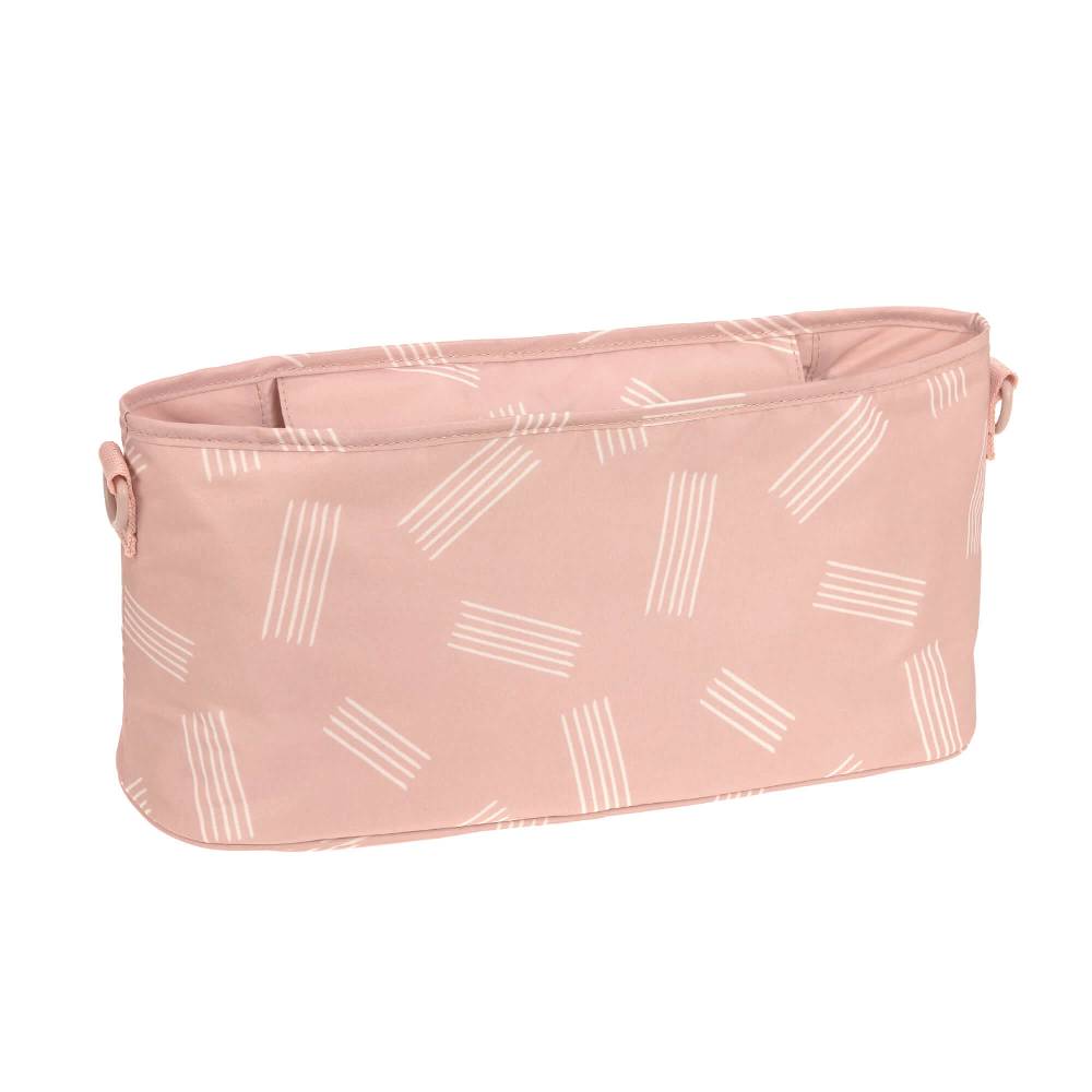 Lässig Kinderwagen Organizer - Soft Stripes Rose, Rosa Begrenzte Freigabe