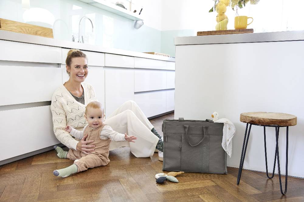 Lässig Wickeltasche - Tote Up Bag, Anthrazit Zeitbegrenzte Promotion