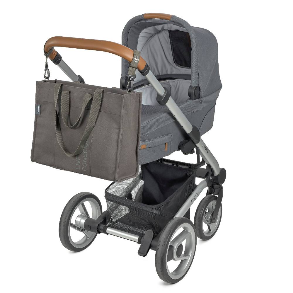 Lässig Wickeltasche - Tote Up Bag, Anthrazit Zeitbegrenzte Promotion