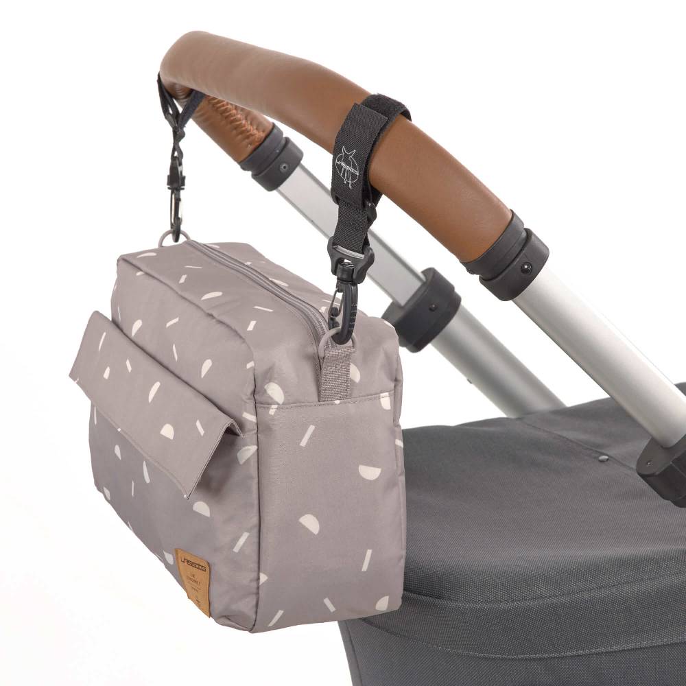 Lässig Kinderwagentasche - Blocks Taupe, Grau Super Rabatt