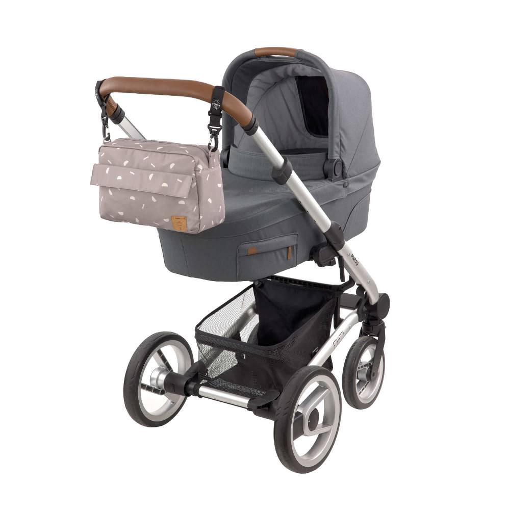 Lässig Kinderwagentasche - Blocks Taupe, Grau Super Rabatt