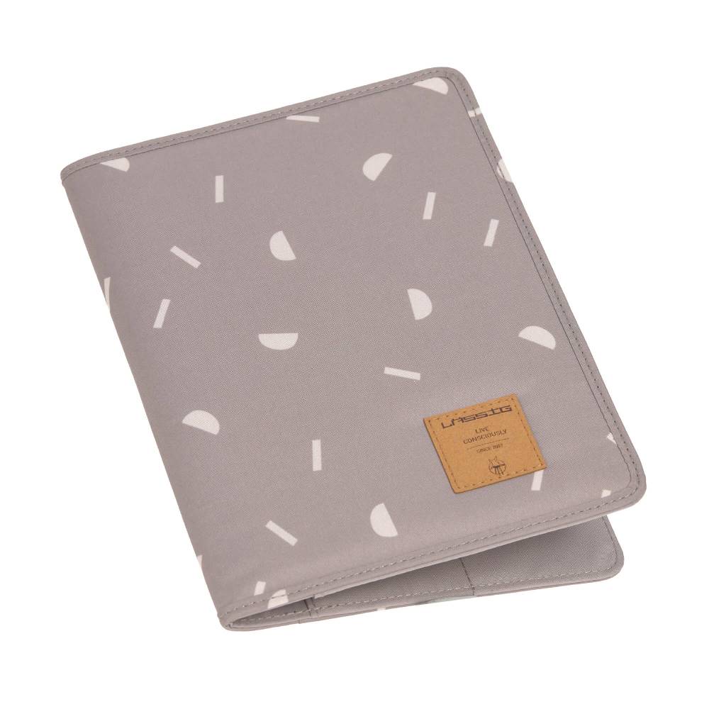 Lässig Mutterpasshülle - Blocks Taupe, Grau Kostenloser Versand international