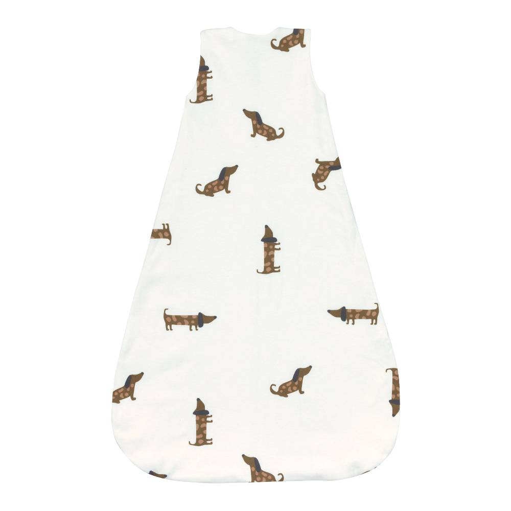 Lässig Baby Schlafsack 1,0 TOG - Bio Baumwolle, Hund Milky Fabrik Onlineshop