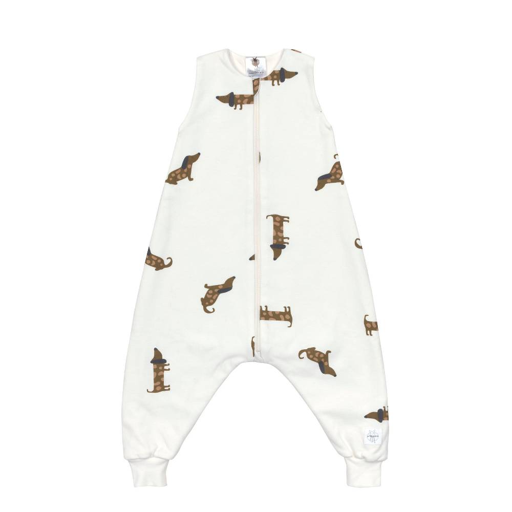 Lässig Kinder Schlafoverall 1 TOG - Bio Baumwolle, Beige Großer Ausverkauf