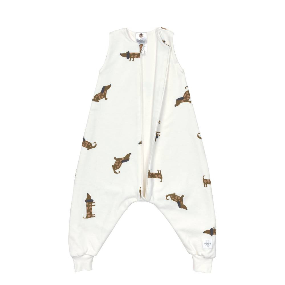 Lässig Kinder Schlafoverall 1 TOG - Bio Baumwolle, Beige Großer Ausverkauf