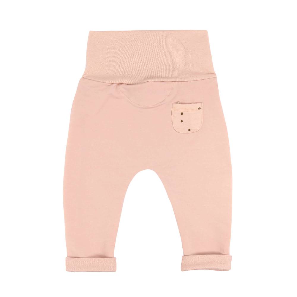 Lässig Babyhose - Bio Baumwolle, Powder Pink Begrenztes Angebot
